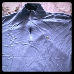 Baby Blue Lacoste half zip